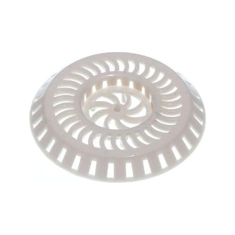 One Stop DIY Lot de 2 tamis pour évier de douche en plastique Blanc 80 mm