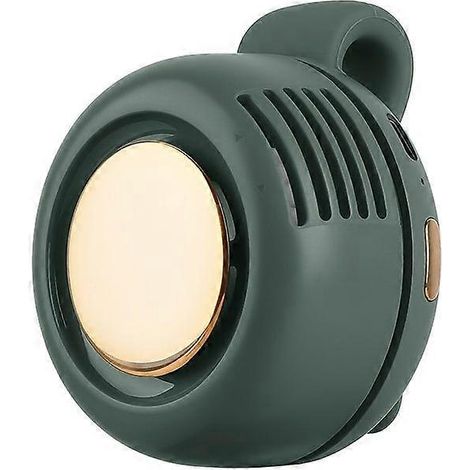 Mini ventilador con clip, 60 aspas, viento fuerte y silencioso, dirección ajustable 360°, ventilador de cintura ultraligero para refrescar la espalda, ventilador de escritorio portátil para deportes y (1/5)