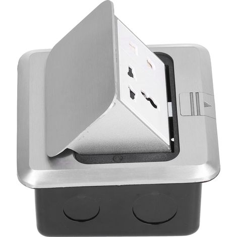 Boîte de Prise Rétractable Étanche 250V 13A pour Salle de Bain et Bureau (1/5)