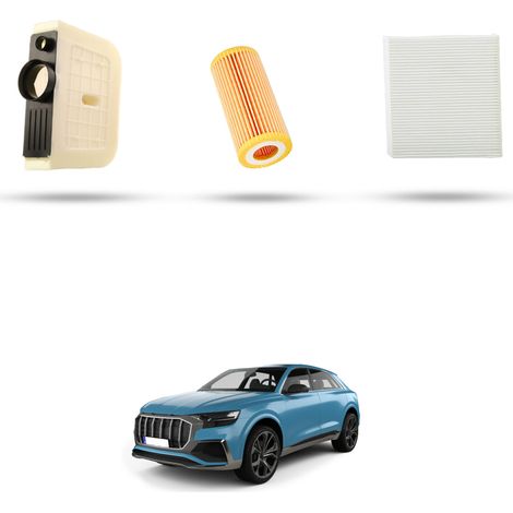 Kit Tagliando 4 filtri compatibile con Audi Q8 (4M) 45 TFSI 180kw dal 2020 (1/5)