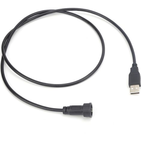 Connecteur USB étanche à enclenchement mâle pour montage sur panneau, fournitures industrielles E10MC-BA-M/U2-A-M0.3M (1/5)