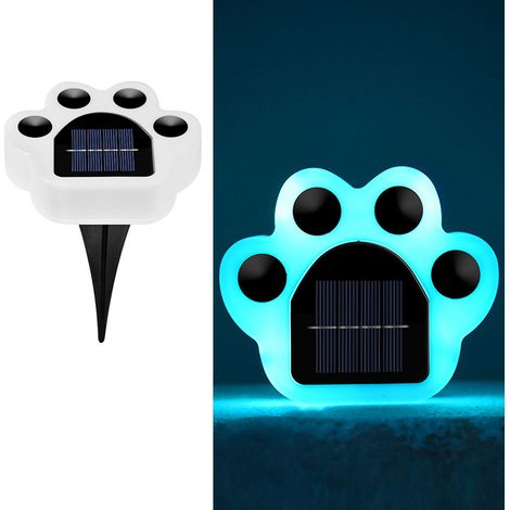 Lampe d'ambiance extérieure étanche pour jardin et cour, lumière colorée (4 pièces) (1/5)