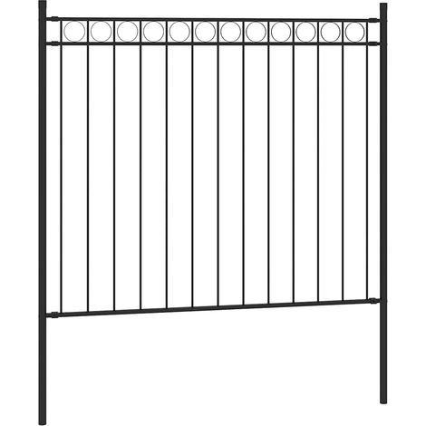 Maison Exclusive - Zäune ASSEN 1,81 x 1,2 m Stahl (1/4)