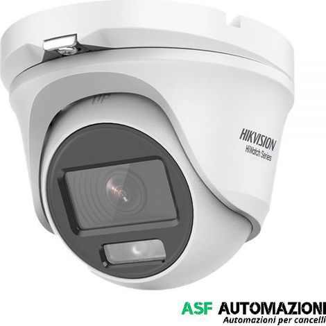HIKVISION HWT-T129-M Telecamera Ibrida Dome ColorVu 4in1 - 2MP, 1080P, Visione Notturna a Colori, IP66 hiwatch