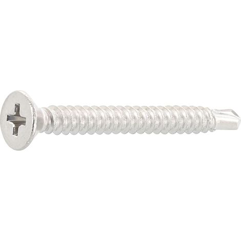 DIN7504O 4.2x 16 Phillips-KS  Edelstahl A2 Senkkopf-Bohrschraube ISO15482