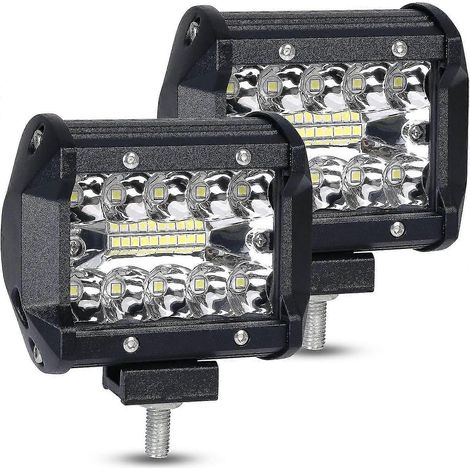 Projecteur De Travail Led De 4 Pouces 60 W, Combinaison De Projecteurs Antibrouillard (1/5)