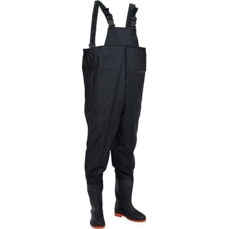 Bottes noires montantes, pointure 44 (1/5)