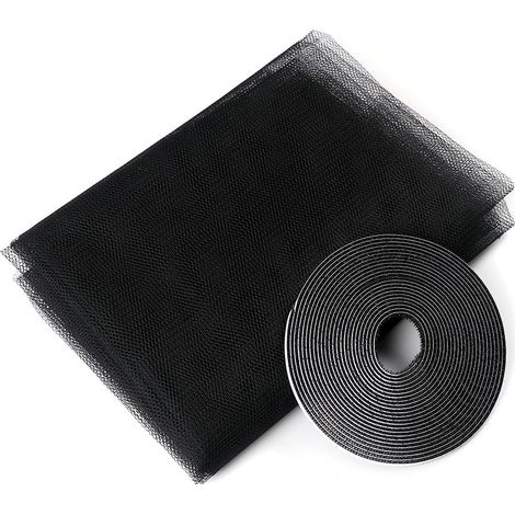 Moustiquaire Adhésive Pour Fenêtre - Filet Anti-Insectes En Polyester - Pour Cuisine Et Intérieur - Kit Avec Velcro Fixe - 1 Pièce (1/5)