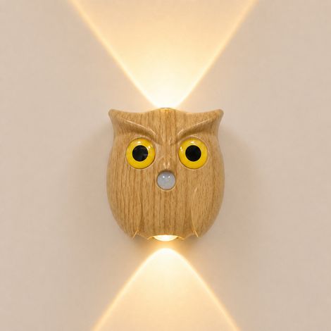 Induction Owl Little Night suspension couloir allée rechargeable LED applique murale électrique (1/2)