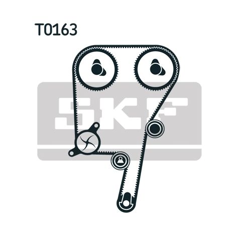Kit de courroie crantée SKF VKMA 06604 RENAULT 1371753 272329 274338 30638277