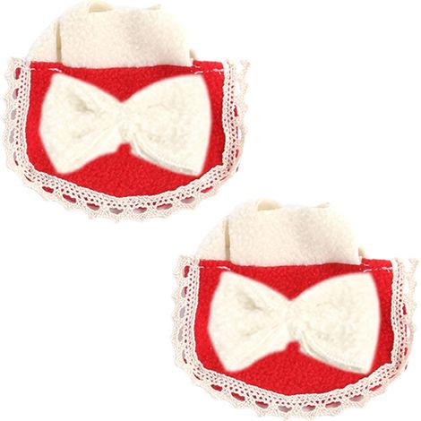 Ensemble Petit Animal - Nœud Papillon Multicolore - Pour Lapin Hamster Hérisson - 1 Pièce (1/5)