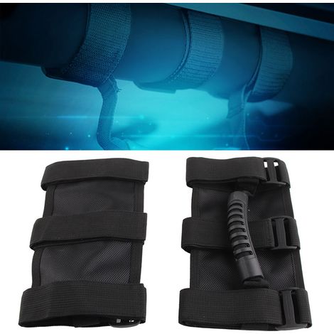Haltegriffe für Jeep Wrangler YJ TJ JK JKU 1995-2007, Set mit 2 Dachträgern, schwarze Innengriffe, verstärkter Halt für den Fahrgastraum (1/5)