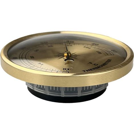 Thermomètres analogiques ronds de 70 mm de diamètre avec grand nombre d'affichage de la température pour la maison et le bureau (1/5)