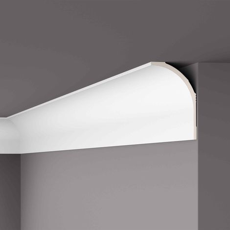 Eckleiste NMC AD23 ARSTYL Noel Marquet Zierleiste Stuckleiste für Indirekte Beleuchtung Modernes Design weiß 2 m (1/5)