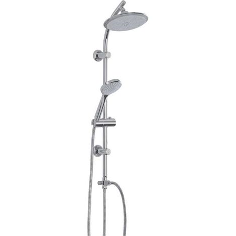 SET COLONNA DOCCIA MULTIFUNZIONE ""PLUS"" CROMO Con deviatore 1/2