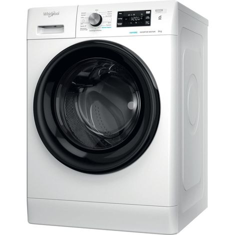 Whirlpool FFB 9479 BV IT Lavatrice A Libera Installazione 9 Kg, 1400 Giri, Tecnologia 6° Senso, Freshcare+ Con Vapore, Classe B, Bianco (1/5)