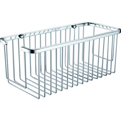 IMEX portasapone rectangular de acero y latón color gris con rejilla cromada frontal modelo Imex-ADF002 (1/3)