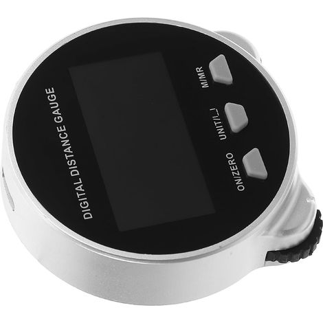 Mètre numérique à roue, ABS/noir, pour chantier et bricolage (1/5)