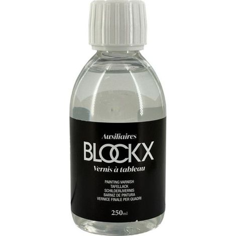 Vernis à tableau - Brillant - Aquarelle et huile - Médium - Blockx - Flacon 250ml
