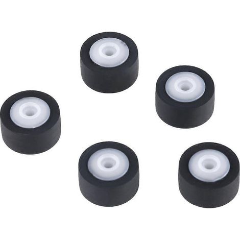Satz mit 5 Gummi-Druckrollen für Druckkassette und Riemenscheibe