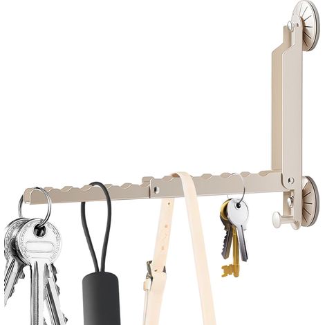 Porte Crochet Muraux pour Placard Cintre pour Manteau Serviette (1/5)