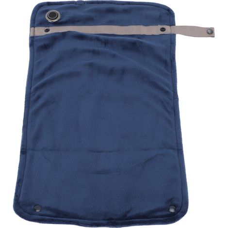 Couverture chauffante USB avec contrôle de température, couverture chauffante électrique multifonctionnelle, douce et confortable pour les genoux, idéale pour la maison ou le bureau, bleu marine.