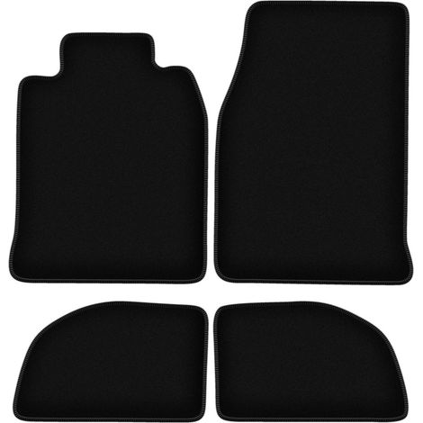 BASIC schwarze Veloursmatten für: Porsche 968 Coupé (1976-1988) (1/5)