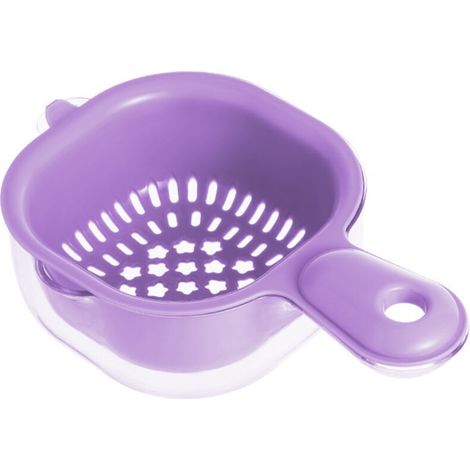 Passoire à fruits et baies, égouttoir violet pour la cuisine –
