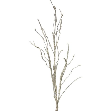 Fausse branche décorative réaliste, brindille artificielle séchée, tige de vigne pour jardin, hôtel, bureau, maison, ferme, décoration blanche, 33,5 pouces (1/5)