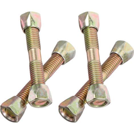 Accessoires pour paniers suspendus 4 pièces en métal conçus pour le soutien de charge, idéaux pour meubles d'extérieur lors des moments de détente en (1/5)