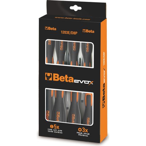 Beta SERIE GIRAVITI 8 PZ. Art. 1203E/D8P