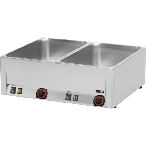 Bain marie électrique 2x GN 1/1 - 150 TOP REDFOX - BM 2115 - REDFOX