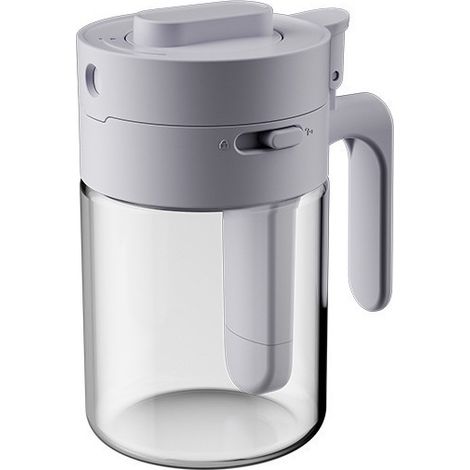 Contenitore per spezie e aromi, porta spezie 2 in 1, barattolo per spezie rimovibile, include un cucchiaio (grigio).