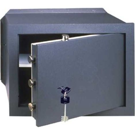 CASSAFORTE CON CHIAVE '82010' cm 42 x 30 x 20 - 2+2 catenacci