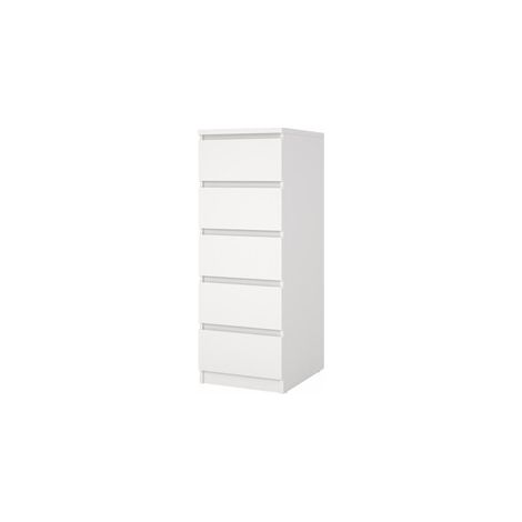 KIT CASSETTIERA NAIA 5 CASS 40X50X111CM BIANCO