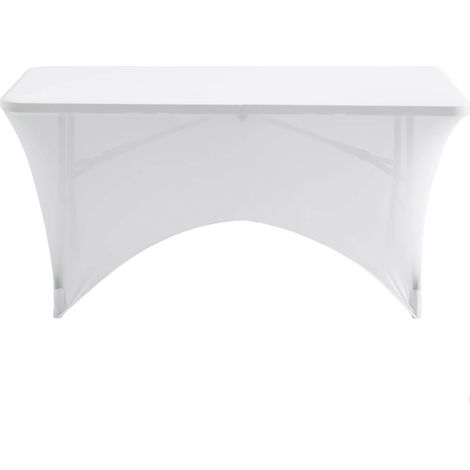 Aktive Copertura Protettiva Bianca per Tavolo da Giardino 120x61x76 cm (1/4)