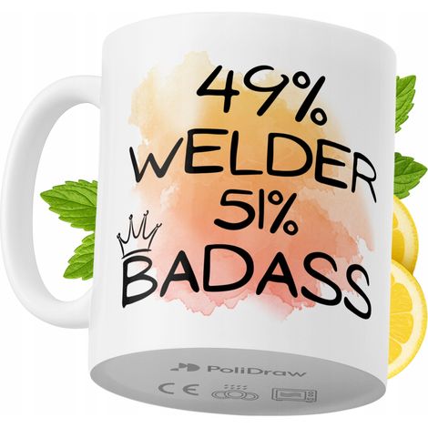 Tazza divertente e umoristica per saldatore, ideale per caffè e tè, con grafica e testo divertenti. Perfetta per compleanni, onomastici e festività. Tazza premium per occasioni speciali, per casa, uff (1/5)