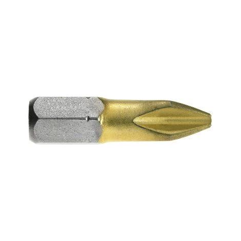 Embout cruciforme PH 3 extra-dur 25 mm (lot de 25) - Bosch 2607002489 (1/2)