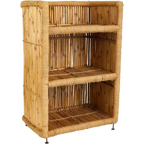 Estantería de bambú 51x35x75