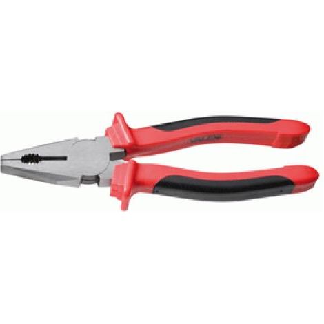 Universelle Multifunktionszange aus Stahl mit ergonomischem, rutschfestem 180-mm-Griff.