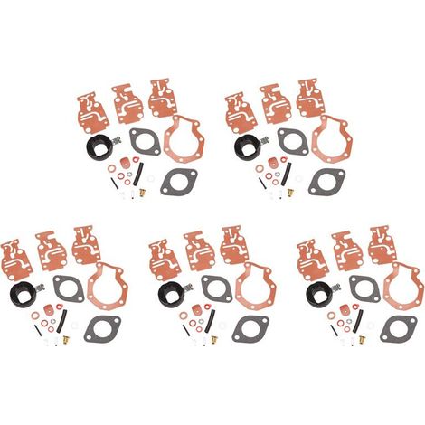 Kit di riparazione per carburatori Johnson Evinrude, composto da 5 pezzi, codice 439073 0439073.