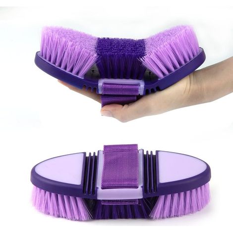 Brosses pour chevaux, brosses en crin de cheval pliables, brosses de massage pour chevaux, brosses de toilettage pour chevaux, brosses à racines de cheval, accessoires de nettoyage pour chevaux (1/5)