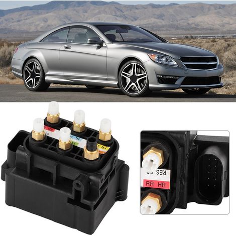 Luftfederungseinheit für Mercedes CL-Klasse, GL-Klasse, M-Klasse und R-Klasse - Luftverteilungsventil, Teilenummer 2123200358 (1/5)