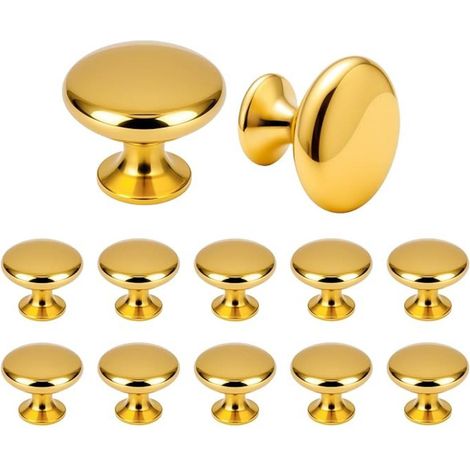Kastknoppen - Zinklegering - Vintage Design - Geschikt Voor Keukenkasten Und Laden - 30 mm Durchmesser - 25 mm Hoogte - 10 Stuk (1/5)