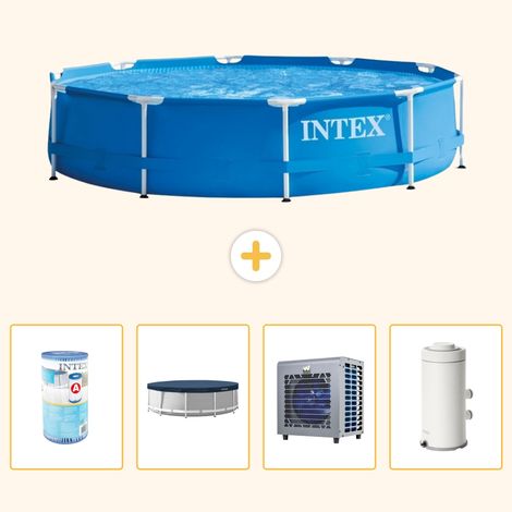 Intex Piscine Tubulaire Ronde - 366x76 cm - 5-pièces  S38 (1/5)