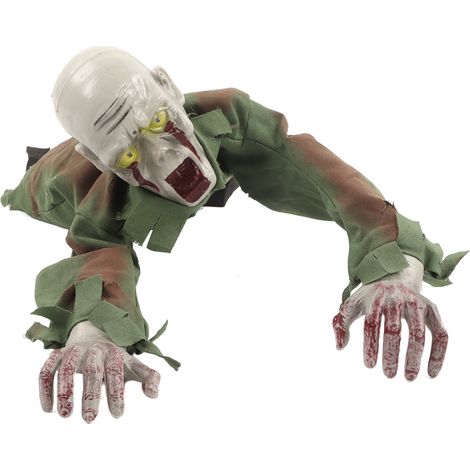 Jouet fantôme rampant d'halloween, commande vocale vive, accessoires effrayants électriques pour maison hantée de carnaval (1/5)