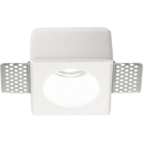Ideal Lux SAMBA - Plâtre d'intérieur dans la lampe de lampe encastrée 1 lumière blanche, GU10