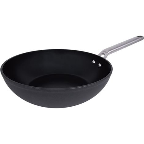 Arcos Wok antiadhésif de la série Samoa, diamètre 28 cm, en aluminium forgé.
