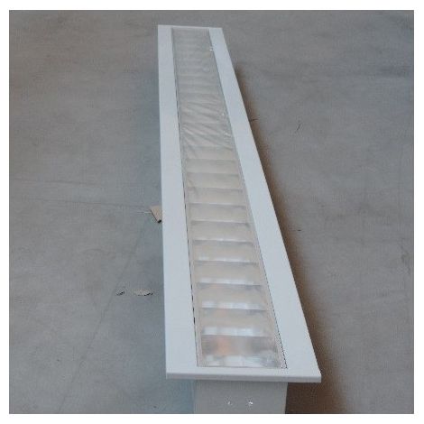 Plafonnier encastré LED 32W blanc 1500x146mm 4000K 3600lm driver 230V IK07 IP20 QUADRO MONO LEDIZ DIETAL R11022