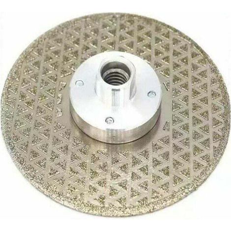Tigrezy Diamond Disc, 125 mm, Electroplated Saw Blade for Cutting and Grinding Stone, Granite, Marble Tiles MUMU